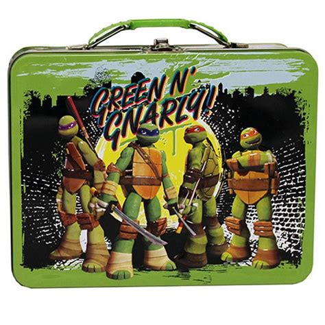 ninja turtle lunch box metal